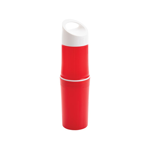 BE O Bottle, Wasserflasche Made In EU rot bedrucken, Art.-Nr. P433.124