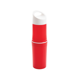 BE O Bottle, Wasserflasche Made In EU rot bedrucken, Art.-Nr. P433.124