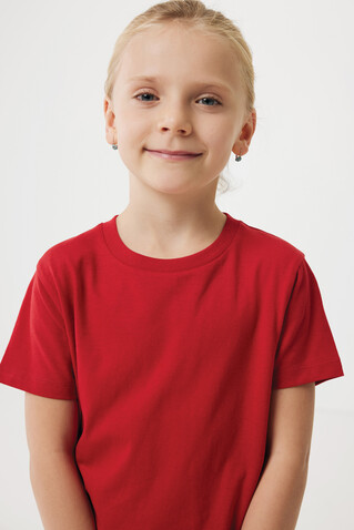 Iqoniq Koli Kids T-Shirt aus recycelter Baumwolle rot bedrucken, Art.-Nr. T6100.029.1314