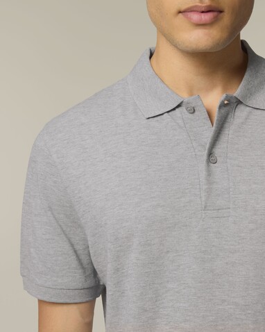 Stanley Coaster - Das Herren-Polo - Heather Grey - XXL bedrucken, Art.-Nr. STPM224C2502X
