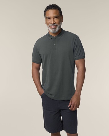 Stanley Coaster - Das Herren-Polo - Anthracite - 5XL bedrucken, Art.-Nr. STPM224C2535X