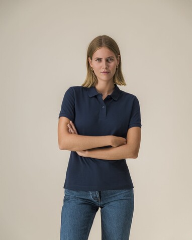 Stella Coaster - Das Damen-Polo - French Navy - XL bedrucken, Art.-Nr. STPW977C7271X Stella Coaster - Das Damen-Polo - French Navy - XL bedrucken, Art.-Nr. STPW977C7271X