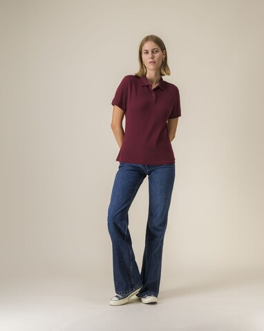 Stella Coaster - Das Damen-Polo - Burgundy - L bedrucken, Art.-Nr. STPW977C2441L Stella Coaster - Das Damen-Polo - Burgundy - L bedrucken, Art.-Nr. STPW977C2441L