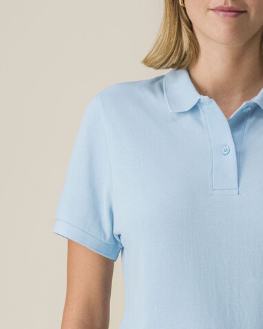 Stella Coaster - Das Damen-Polo - Sky blue - XL bedrucken, Art.-Nr. STPW977C2321X Stella Coaster - Das Damen-Polo - Sky blue - XL bedrucken, Art.-Nr. STPW977C2321X