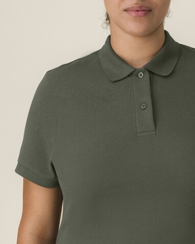 Stella Coaster - Das Damen-Polo - Khaki - XL bedrucken, Art.-Nr. STPW977C2231X