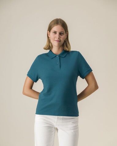 Stella Coaster - Das Damen-Polo - Ocean Depth - M bedrucken, Art.-Nr. STPW977C7101M
