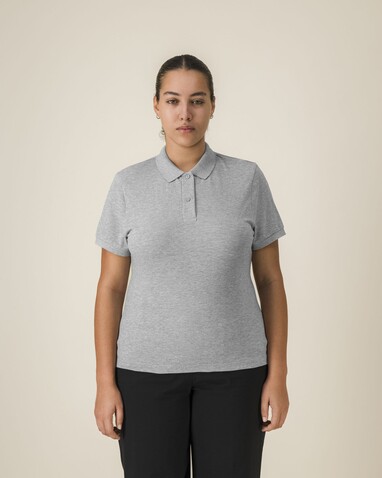 Stella Coaster - Das Damen-Polo - Heather Grey - XXL bedrucken, Art.-Nr. STPW977C2502X Stella Coaster - Das Damen-Polo - Heather Grey - XXL bedrucken, Art.-Nr. STPW977C2502X