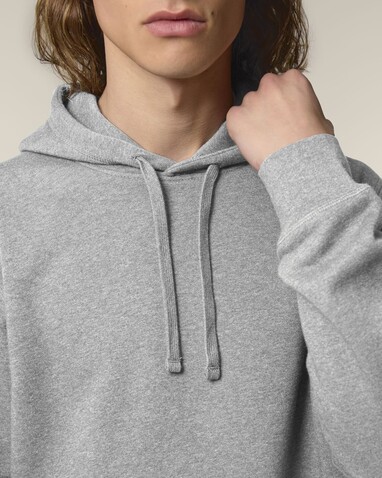 Sounder - Der Unisex-Hoodie mit Seitentaschen - Heather Grey - S bedrucken, Art.-Nr. STSU229C2501S
