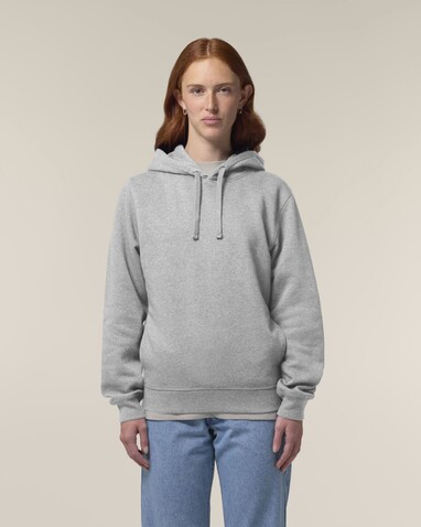 Sounder - Der Unisex-Hoodie mit Seitentaschen - Heather Grey - S bedrucken, Art.-Nr. STSU229C2501S
