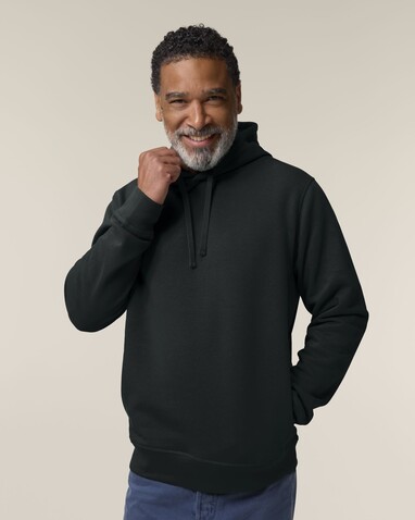 Sounder - Der Unisex-Hoodie mit Seitentaschen - Black - S bedrucken, Art.-Nr. STSU229C0021S