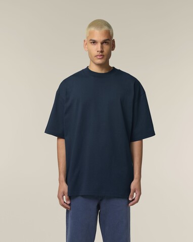 Blaster 2.0 - Das Oversized Unisex-T-Shirt mit Stehkragen - French Navy - XS bedrucken, Art.-Nr. STTU959C727XS Blaster 2.0 - Das Oversized Unisex-T-Shirt mit Stehkragen - French Navy - XS bedrucken, Art.-Nr. STTU959C727XS