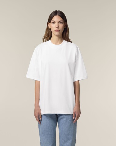 Blaster 2.0 - Das Oversized Unisex-T-Shirt mit Stehkragen - White - S bedrucken, Art.-Nr. STTU959C0011S Blaster 2.0 - Das Oversized Unisex-T-Shirt mit Stehkragen - White - S bedrucken, Art.-Nr. STTU959C0011S