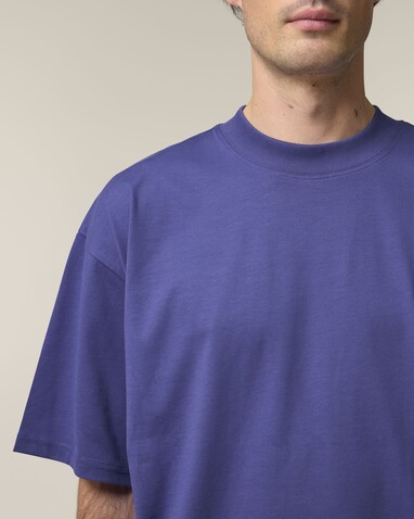 Blaster 2.0 - Das Oversized Unisex-T-Shirt mit Stehkragen - Dusk - S bedrucken, Art.-Nr. STTU959C3591S