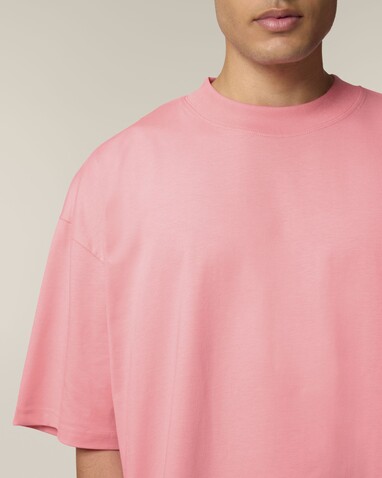 Blaster 2.0 - Das Oversized Unisex-T-Shirt mit Stehkragen - Pink Joy - L bedrucken, Art.-Nr. STTU959C3601L Blaster 2.0 - Das Oversized Unisex-T-Shirt mit Stehkragen - Pink Joy - L bedrucken, Art.-Nr. STTU959C3601L