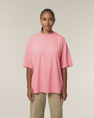Blaster 2.0 - Das Oversized Unisex-T-Shirt mit Stehkragen - Pink Joy - XXS bedrucken, Art.-Nr. STTU959C3602S Blaster 2.0 - Das Oversized Unisex-T-Shirt mit Stehkragen - Pink Joy - XXS bedrucken, Art.-Nr. STTU959C3602S