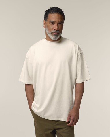 Blaster 2.0 - Das Oversized Unisex-T-Shirt mit Stehkragen - Cream - S bedrucken, Art.-Nr. STTU959C3611S Blaster 2.0 - Das Oversized Unisex-T-Shirt mit Stehkragen - Cream - S bedrucken, Art.-Nr. STTU959C3611S