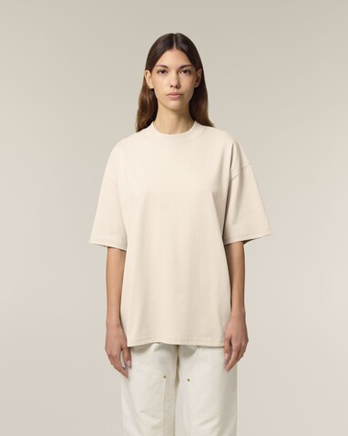 Blaster 2.0 - Das Oversized Unisex-T-Shirt mit Stehkragen - Cream - M bedrucken, Art.-Nr. STTU959C3611M Blaster 2.0 - Das Oversized Unisex-T-Shirt mit Stehkragen - Cream - M bedrucken, Art.-Nr. STTU959C3611M