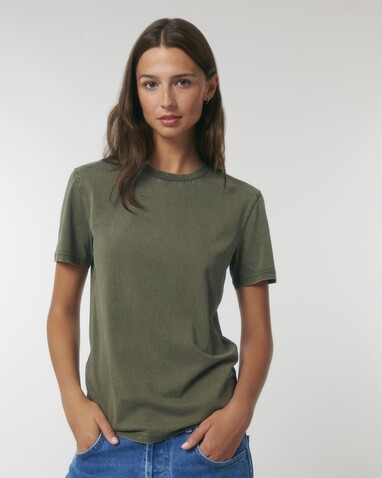 Crafter Vintage - Das unisex gefärbte Mid-Light T-Shirt - G. Dyed Khaki - 3XL bedrucken, Art.-Nr. STTU976C1093X
