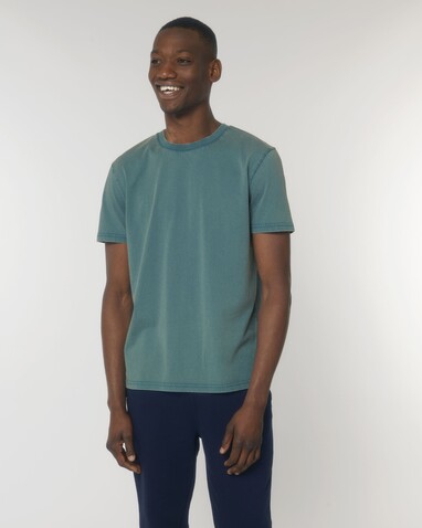 Crafter Vintage - Das Garment-Dyed Unisex-T-Shirt - G. Dyed Hydro - XXL bedrucken, Art.-Nr. STTU976C1022X