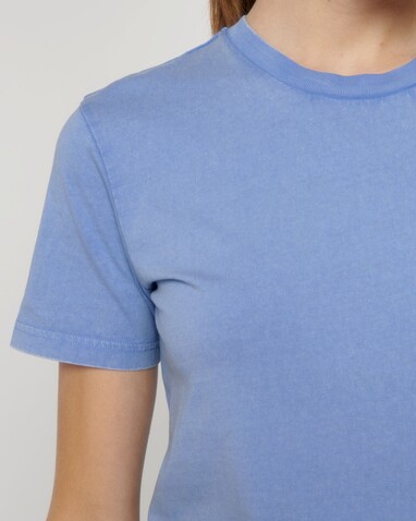 Crafter Vintage - Das Garment-Dyed Unisex-T-Shirt - G. Dyed Swimmer Blue - XXS bedrucken, Art.-Nr. STTU976C1032S