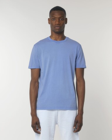 Crafter Vintage - Das Garment-Dyed Unisex-T-Shirt - G. Dyed Swimmer Blue - XXS bedrucken, Art.-Nr. STTU976C1032S