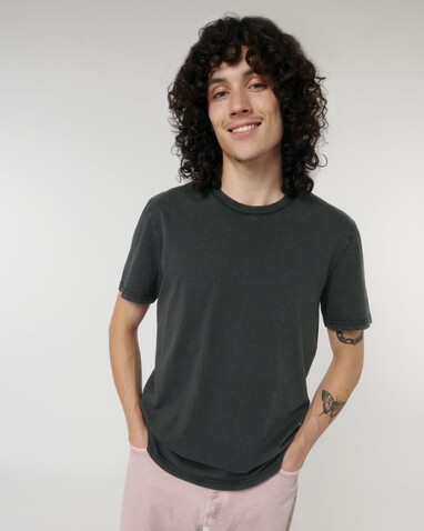 Crafter Vintage - Das Garment-Dyed Unisex-T-Shirt - G. Dyed Black Rock - XXS bedrucken, Art.-Nr. STTU976C1402S