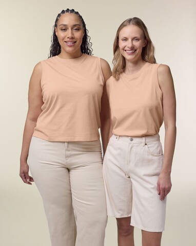 Stella Mia - Das Damen-Tanktop - Fraiche Peche - L bedrucken, Art.-Nr. STTW962C1011L Stella Mia - Das Damen-Tanktop - Fraiche Peche - L bedrucken, Art.-Nr. STTW962C1011L