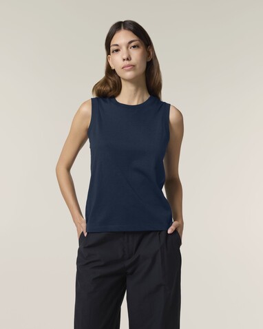 Stella Mia - Das Damen-Tanktop - French Navy - XXL bedrucken, Art.-Nr. STTW962C7272X
