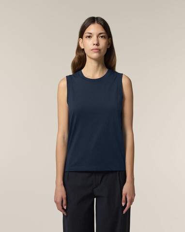 Stella Mia - Das Damen-Tanktop - French Navy - XL bedrucken, Art.-Nr. STTW962C7271X