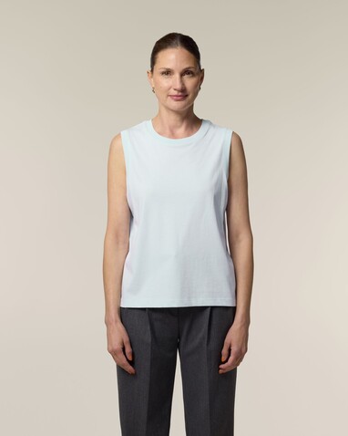 Stella Mia - Das Damen-Tanktop - Blue Ice - L bedrucken, Art.-Nr. STTW962C7281L Stella Mia - Das Damen-Tanktop - Blue Ice - L bedrucken, Art.-Nr. STTW962C7281L