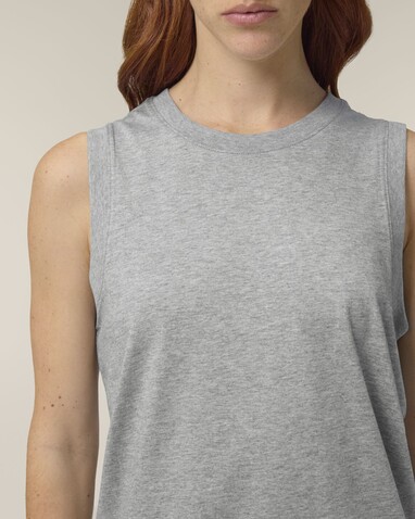 Stella Mia - Das Damen-Tanktop - Heather Grey - M bedrucken, Art.-Nr. STTW962C2501M
