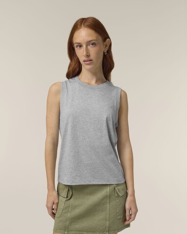 Stella Mia - Das Damen-Tanktop - Heather Grey - XXL bedrucken, Art.-Nr. STTW962C2502X