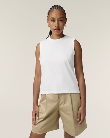 Stella Mia - Das Damen-Tanktop - White - S bedrucken, Art.-Nr. STTW962C0011S Stella Mia - Das Damen-Tanktop - White - S bedrucken, Art.-Nr. STTW962C0011S