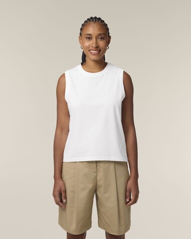 Stella Mia - Das Damen-Tanktop - White - XXL bedrucken, Art.-Nr. STTW962C0012X Stella Mia - Das Damen-Tanktop - White - XXL bedrucken, Art.-Nr. STTW962C0012X