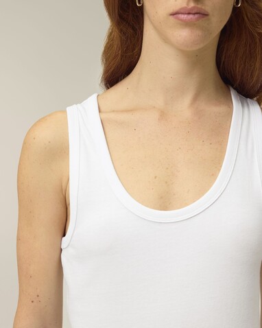 Stella Ava - Das Fitted Damen-Tanktop - White - L bedrucken, Art.-Nr. STTW963C0011L
