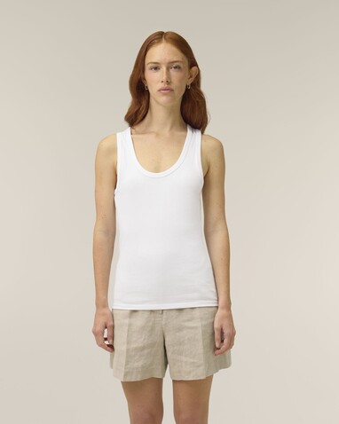 Stella Ava - Das Fitted Damen-Tanktop - White - XS bedrucken, Art.-Nr. STTW963C001XS Stella Ava - Das Fitted Damen-Tanktop - White - XS bedrucken, Art.-Nr. STTW963C001XS