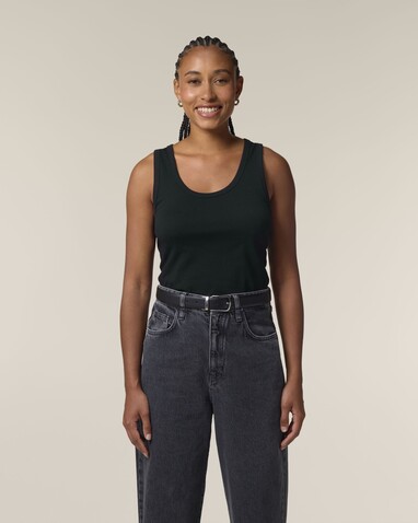 Stella Ava - Das Fitted Damen-Tanktop - Black - XXL bedrucken, Art.-Nr. STTW963C0022X Stella Ava - Das Fitted Damen-Tanktop - Black - XXL bedrucken, Art.-Nr. STTW963C0022X