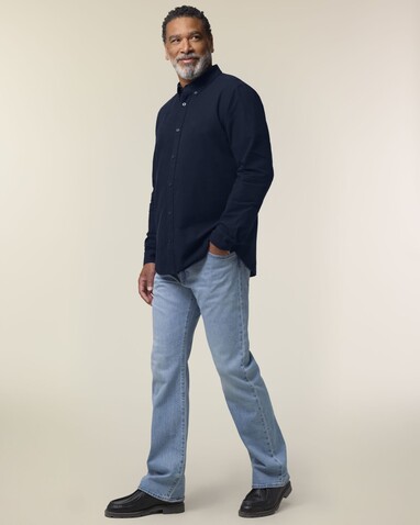 Stanley Oxford Shirt - Das Oxford-Hemd für Herren - French Navy - 3XL bedrucken, Art.-Nr. STWM968C7273X