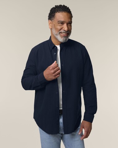 Stanley Oxford Shirt - Das Oxford-Hemd für Herren - French Navy - 3XL bedrucken, Art.-Nr. STWM968C7273X