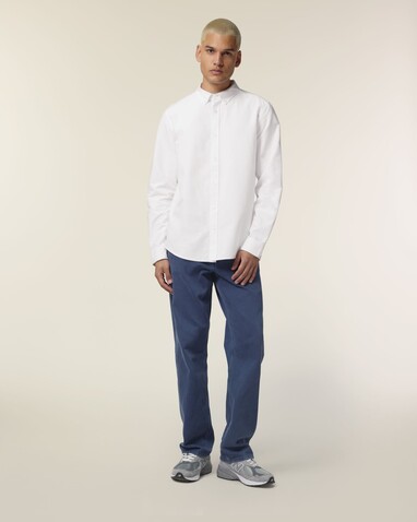 Stanley Oxford Shirt - Das Herren-Oxfordhemd - White - L bedrucken, Art.-Nr. STWM968C0011L