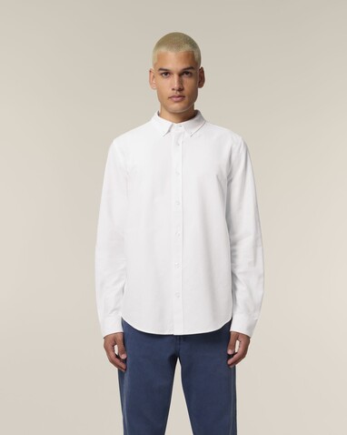 Stanley Oxford Shirt - Das Herren-Oxfordhemd - White - L bedrucken, Art.-Nr. STWM968C0011L