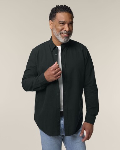 Stanley Oxford Shirt - Das Herren-Oxfordhemd - Black - S bedrucken, Art.-Nr. STWM968C0021S Stanley Oxford Shirt - Das Herren-Oxfordhemd - Black - S bedrucken, Art.-Nr. STWM968C0021S
