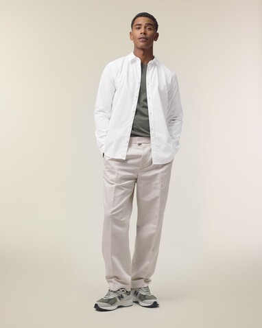 Stanley Styler Shirt - Das Herren-Popelinehemd - White - 5XL bedrucken, Art.-Nr. STWM969C0015X