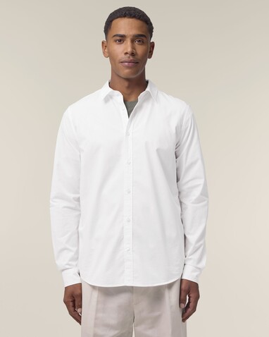 Stanley Styler Shirt - Das Herren-Popelinehemd - White - XXL bedrucken, Art.-Nr. STWM969C0012X