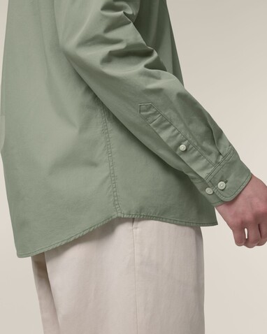 Stanley Styler Shirt - Das Herren-Popelinehemd - Soft Khaki - S bedrucken, Art.-Nr. STWM969C3671S Stanley Styler Shirt - Das Herren-Popelinehemd - Soft Khaki - S bedrucken, Art.-Nr. STWM969C3671S