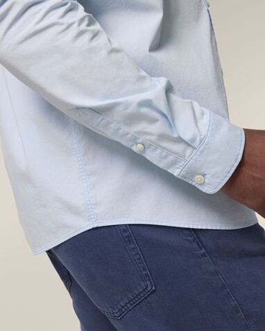 Stanley Styler Shirt - Das Herren-Popelinehemd - Summer Blue - 4XL bedrucken, Art.-Nr. STWM969C3664X Stanley Styler Shirt - Das Herren-Popelinehemd - Summer Blue - 4XL bedrucken, Art.-Nr. STWM969C3664X