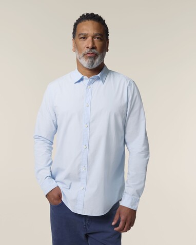 Stanley Styler Shirt - Das Herren-Popelinehemd - Summer Blue - 4XL bedrucken, Art.-Nr. STWM969C3664X Stanley Styler Shirt - Das Herren-Popelinehemd - Summer Blue - 4XL bedrucken, Art.-Nr. STWM969C3664X