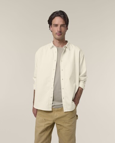 Worker Shirt - Das Relaxed Unisex-Hemd - Natural Raw - L bedrucken, Art.-Nr. STWU975C0541L Worker Shirt - Das Relaxed Unisex-Hemd - Natural Raw - L bedrucken, Art.-Nr. STWU975C0541L