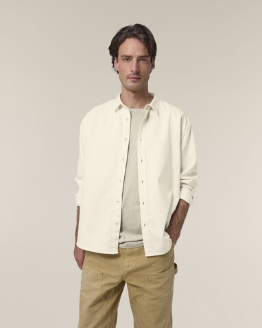 Worker Shirt - Das Relaxed Unisex-Hemd - Natural Raw - L bedrucken, Art.-Nr. STWU975C0541L Worker Shirt - Das Relaxed Unisex-Hemd - Natural Raw - L bedrucken, Art.-Nr. STWU975C0541L