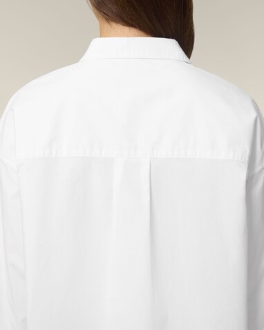 Stella Styler Shirt - Das Relaxed Damen-Popelinehemd - White - M bedrucken, Art.-Nr. STWW973C0011M Stella Styler Shirt - Das Relaxed Damen-Popelinehemd - White - M bedrucken, Art.-Nr. STWW973C0011M